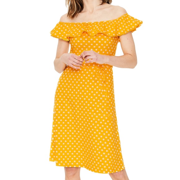 Boden | Dresses | Boden Yellow Bethany Jersey Dress | Poshmark